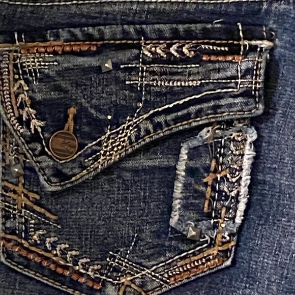 Womens Cuffed Capri Ariya Jeans Size 16 - Picture 7 of 8